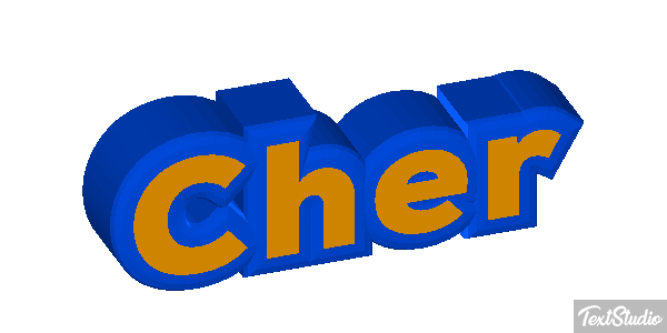 Cher Text effect