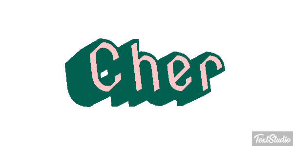 Cher Text effect