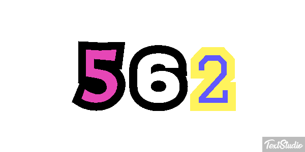 562 Text effect