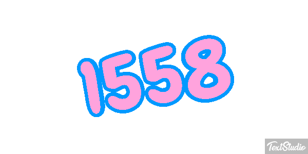 1558 Tekst effect