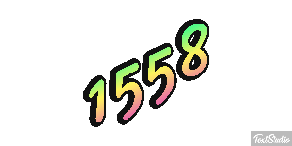 1558 Tekst effect