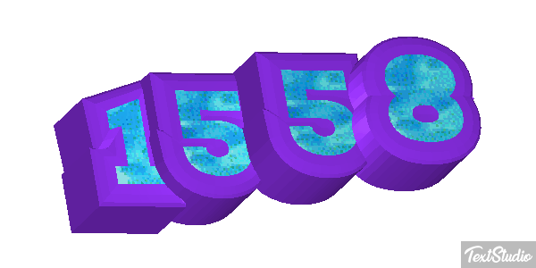 1558 Tekst effect