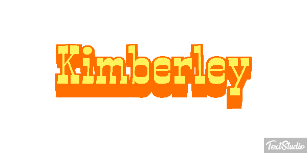 Kimberley Texteffekt