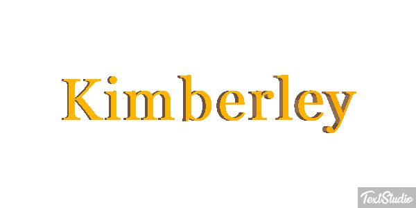 Kimberley Texteffekt