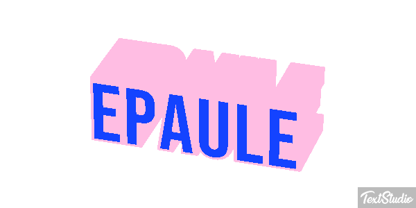 épaule Effet de texte