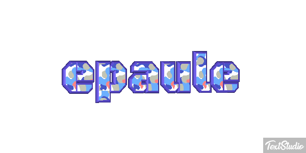 épaule Effet de texte