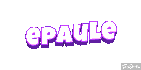 épaule Effet de texte