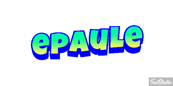 épaule Effet de texte