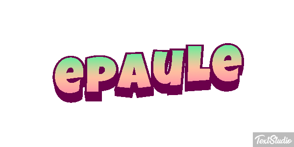 épaule Effet de texte