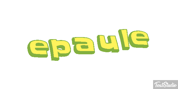 épaule Effet de texte