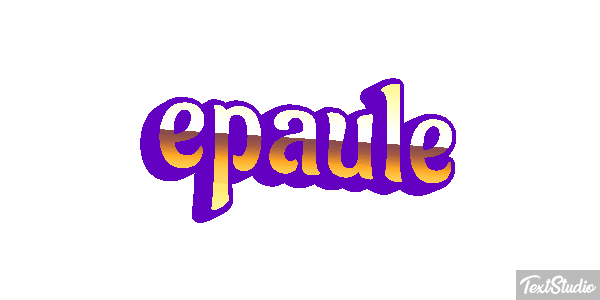 épaule Effet de texte