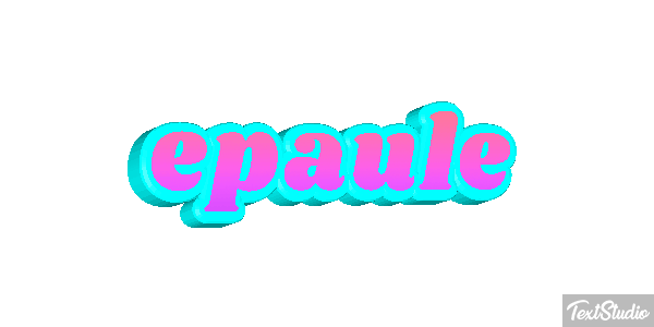 épaule Effet de texte