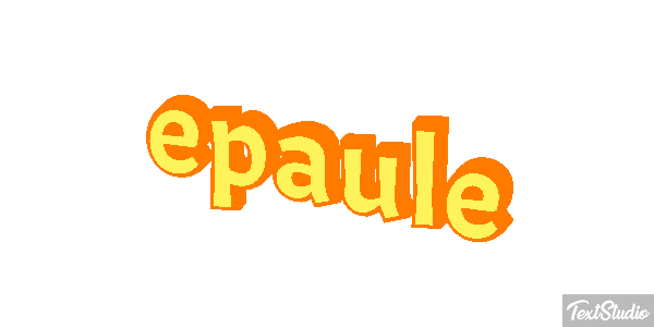 épaule Effet de texte