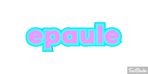 épaule Effet de texte
