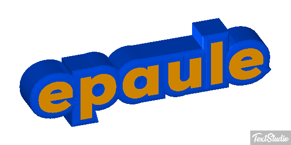 épaule Effet de texte