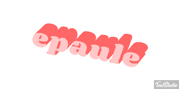 épaule Effet de texte