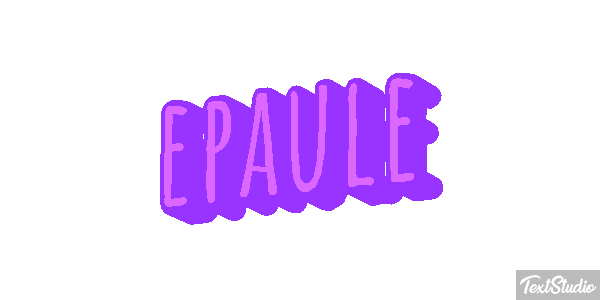 épaule Effet de texte