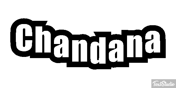 Chandana Efecto de texto