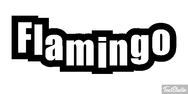 Flamingo Texteffekt