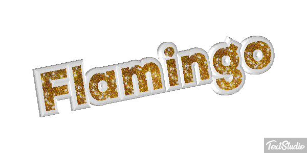 Flamingo Texteffekt