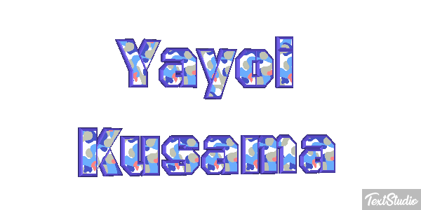 Yayoi Kusama Text effect