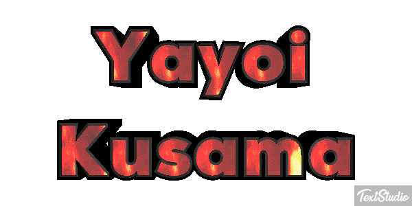 Yayoi Kusama Text effect