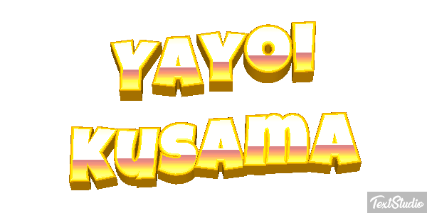 Yayoi Kusama Text effect