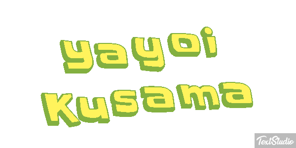 Yayoi Kusama Text effect