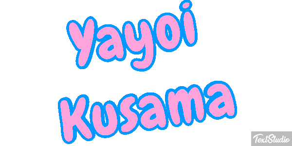 Yayoi Kusama Text effect
