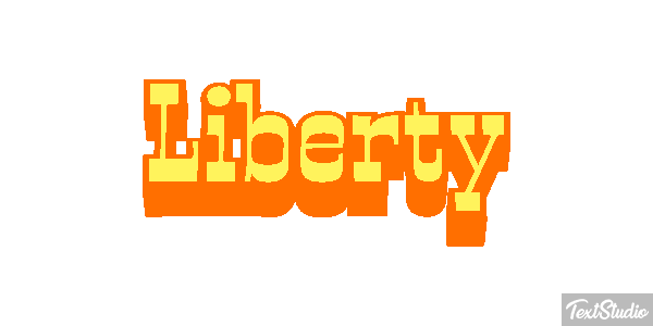Liberty Effetto testo
