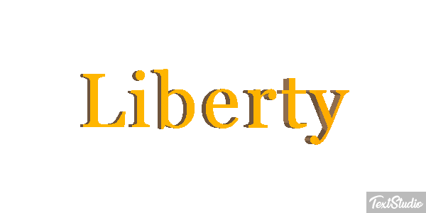 Liberty Effetto testo