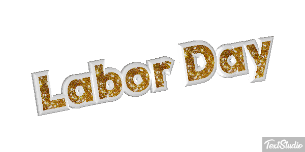 Labor Day Efeito do texto