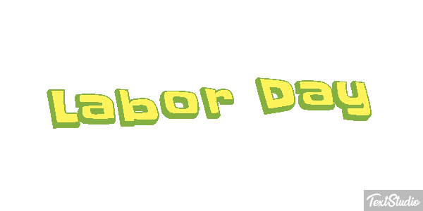 Labor Day Efeito do texto