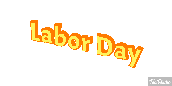 Labor Day Efeito do texto