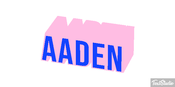 Aaden Text effect