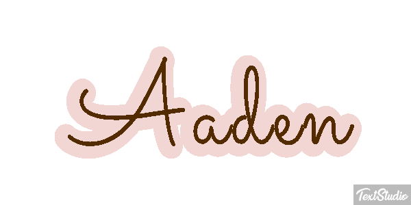 Aaden Text effect