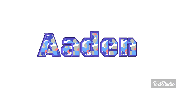 Aaden Text effect