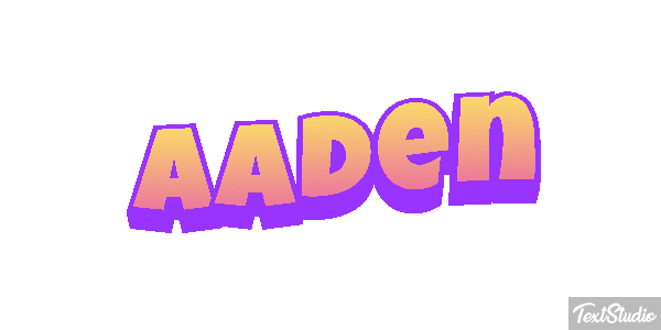 Aaden Text effect