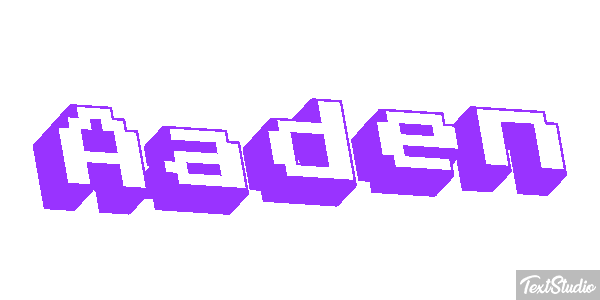 Aaden Text effect