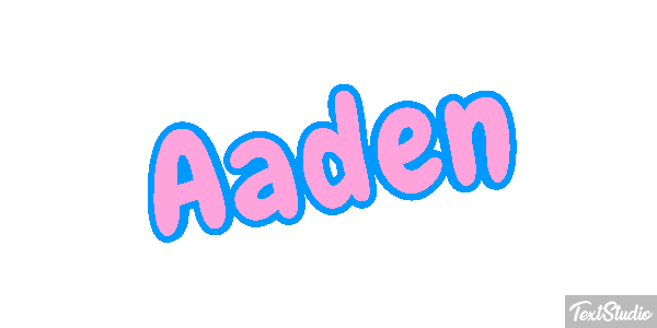 Aaden Text effect