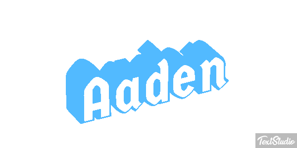 Aaden Text effect