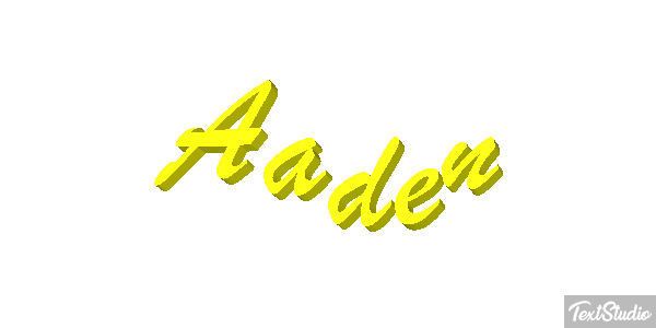 Aaden Text effect