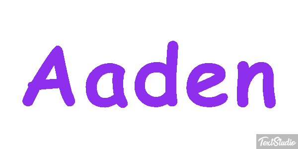 Aaden Text effect