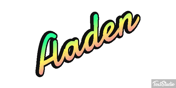 Aaden Text effect