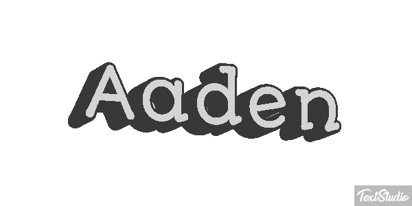 Aaden Text effect