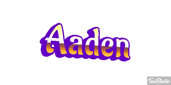 Aaden Text effect
