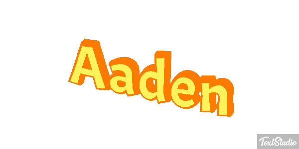 Aaden Text effect