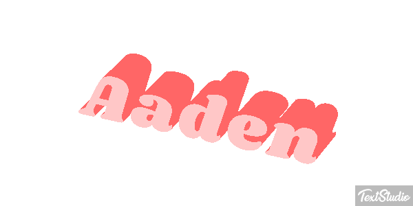 Aaden Text effect