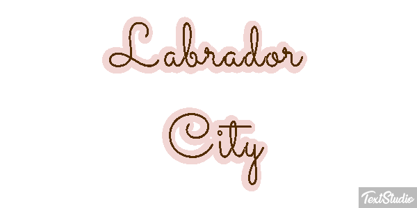Labrador City Efekt tekstowy