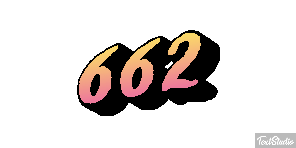 662 Texteffekt